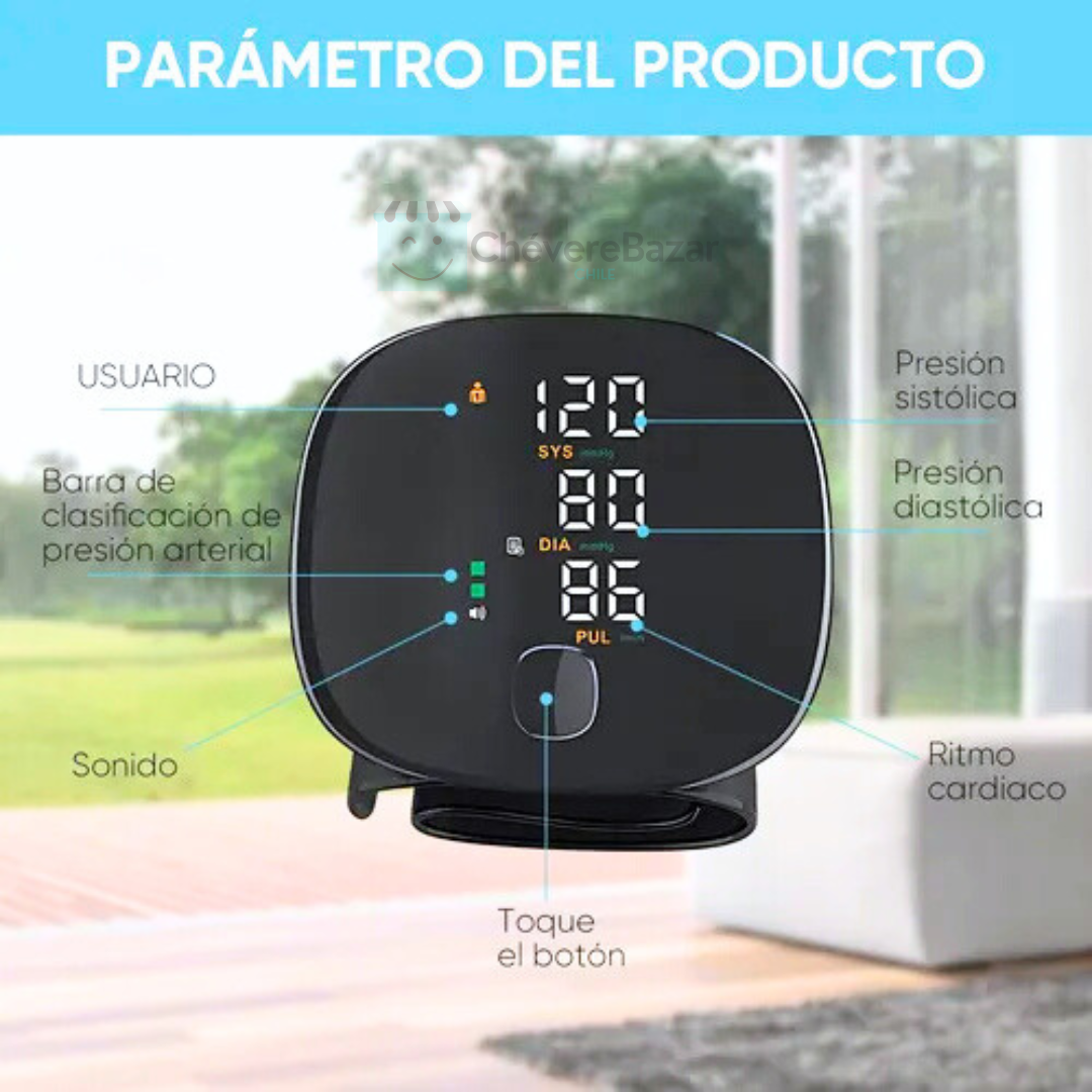 HeartSense ᴛᴍ - Tensiómetro Inalámbrico con voz