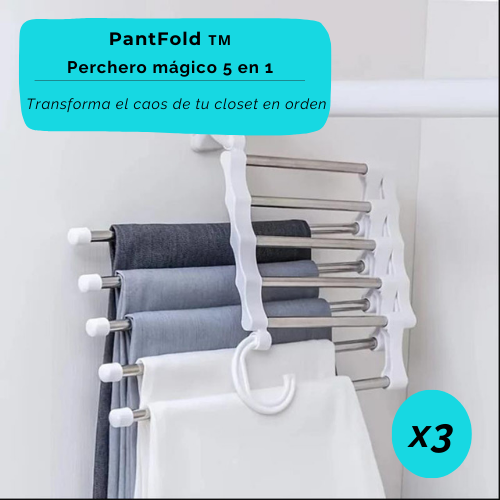 PantFold ᴛᴍ - Perchero mágico (3 unidades)