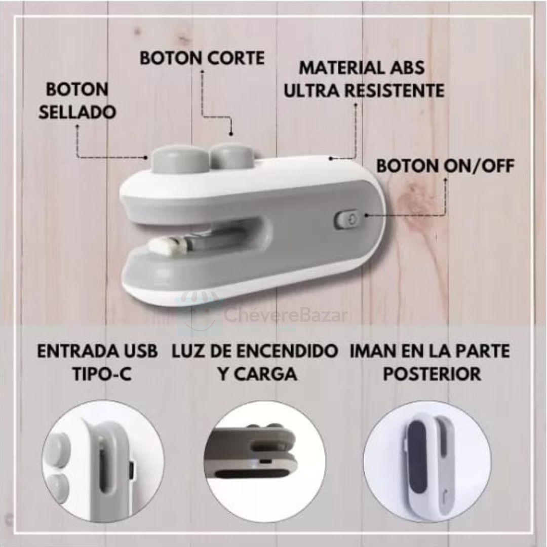 SnapSeal ᴛᴍ  - Mini sellador de bolsas
