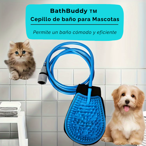 BathBuddy ᴛᴍ - Cepillo de baño para Mascotas