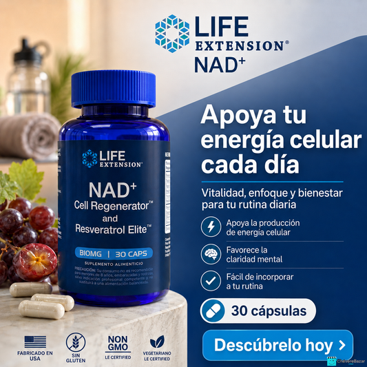 Life Extension NAD ™ - Fórmula de regeneración celular